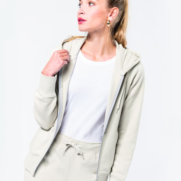 Kariban Ladies Eco Friendly Full Zip Hoodie Thumbnail