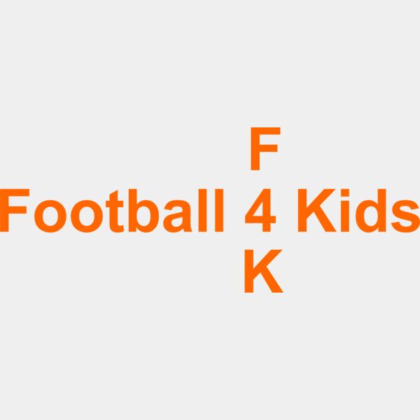 Football 4 kids orange Thumbnail