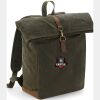 Quadra Heritage Waxed Canvas Backpack Thumbnail