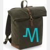 Quadra Heritage Waxed Canvas Backpack Thumbnail