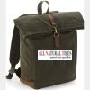 Quadra Heritage Waxed Canvas Backpack Thumbnail