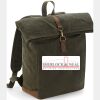 Quadra Heritage Waxed Canvas Backpack Thumbnail