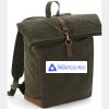 Quadra Heritage Waxed Canvas Backpack Thumbnail