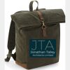 Quadra Heritage Waxed Canvas Backpack Thumbnail